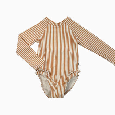 Maillot à rayures saumon 2-3Y