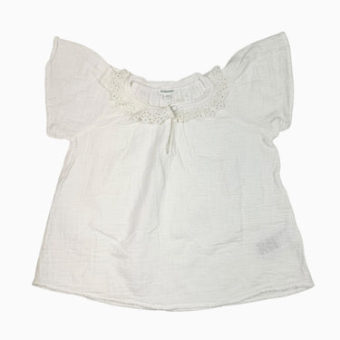 Blouse blanche en mousseline 8Y