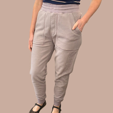 Jogger lilas en polar pour femmes M