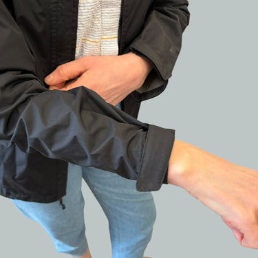 Manteau noir style coupe-vent 'Torrentshell' pour femmes S