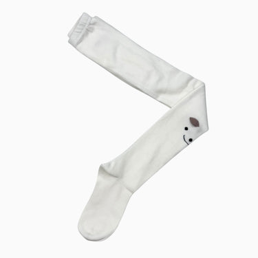 Collant blanc 'chien' 120CM (7Y)