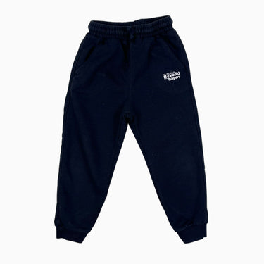 Jogger noir 'Beyond happy' 3-4Y