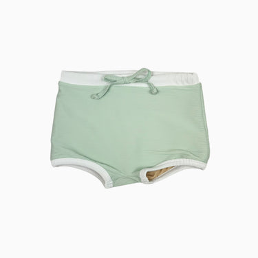 Short maillot menthe texturé 7Y
