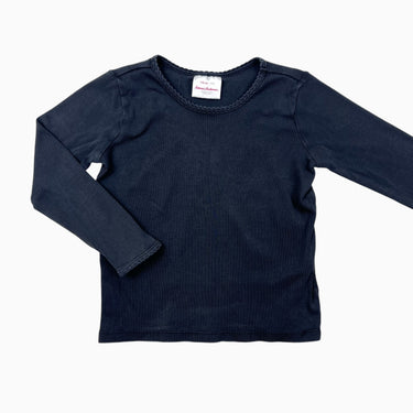 Chandail noir en coton pima 5Y