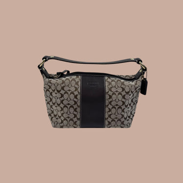 Petit sac à main monogramme chocolat pour femmes 23x12x8CM