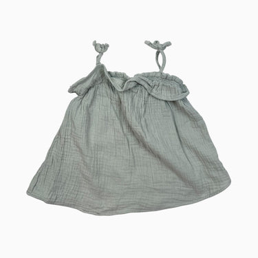 Camisole sauge en mousseline 12-18M