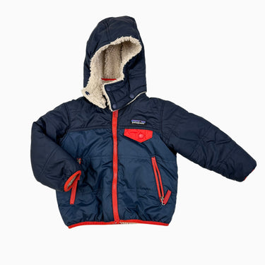 Manteau marine 'tribbles' réversible en sherpa 2Y