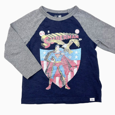 Chandail en coton 'Superman' scintillant 2Y