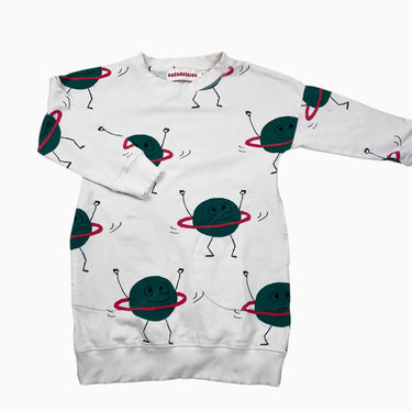 Robe blanche planètes 7-8Y