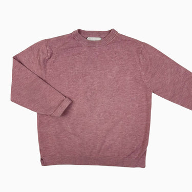 Chandail rose-mauve en fin tricot 7Y