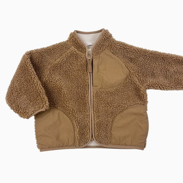 Manteau marron en sherpa 18M