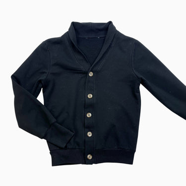 Cardigan noir 7-8Y