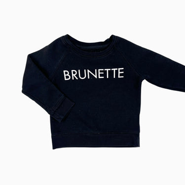 Pull noir 'Brunette' 2-3Y