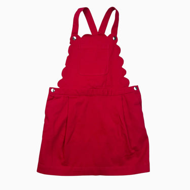 Robe rouge cerise style jumper festonnée 10Y
