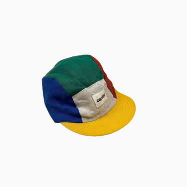 Casquette colorblock en lin M 2-3Y