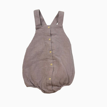 Barboteuse mauve en mousseline 1.5-2Y