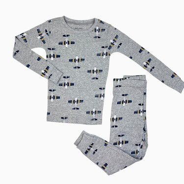 Pyjama gris 'avions' 5Y