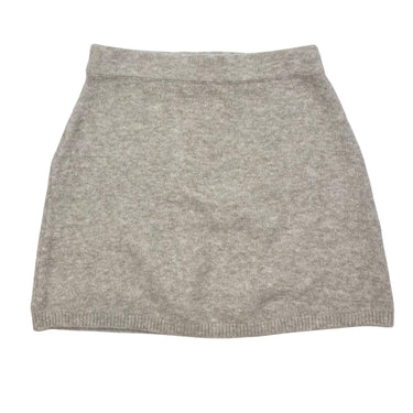 Jupe beige en tricot de coton (extra doux) 13-14Y