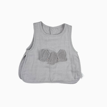 Bavoir gris 'éléphant'