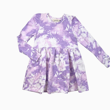 Robe tye die mauve 7Y