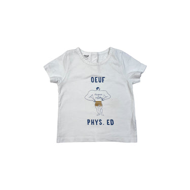 T-shirt blanc 'Phys-Ed' 12M