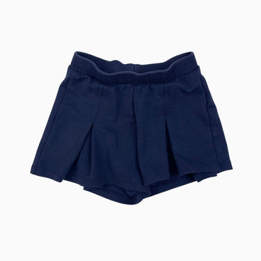 Skort marine à pli 5Y