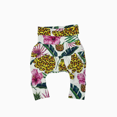 Pantalon en bambou et coton bio 'tropical' 0-6M