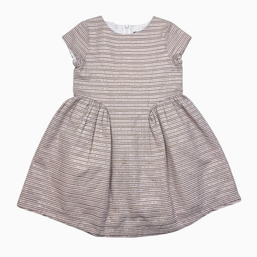 Robe rose scintillante 'jacquard' 8Y