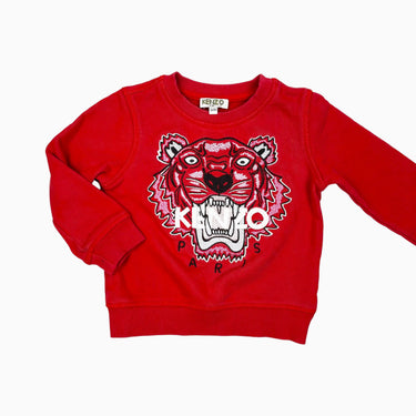 Pull rouge avec logo emblématique 3Y