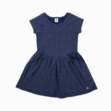Robe marine à pois 6Y