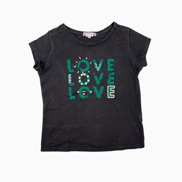 T-shirt anthracite 'Love' 8Y
