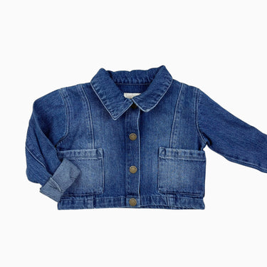 Veste 'cropped' en denim 6Y