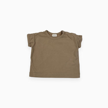 T-shirt latté en coton bio 9-12M