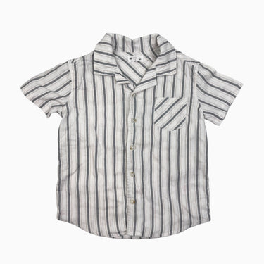 Chemise à rayures en lin et viscose 5Y