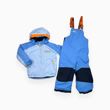 Habit de neige manteau et salopette cyan 3Y