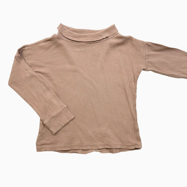 Chandail col mock vieux-rose 4Y