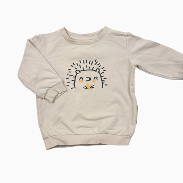 Pull vanille 'herisson' 6-9M