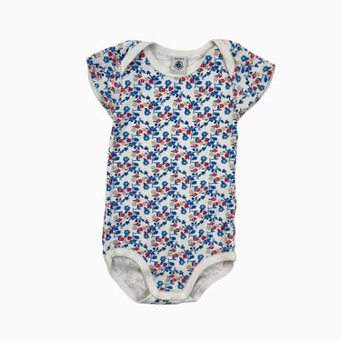 Cache-couche blanc fleuri 36M