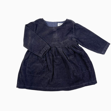 Robe anthracite en corduory 9M