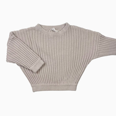 Pull crème en tricot de coton 1Y