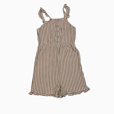 Combi short à rayures latté 8-9Y