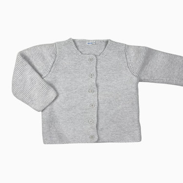 Cardigan gris en tricot 24M