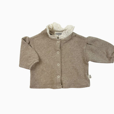 Veste petit col taupe 3M