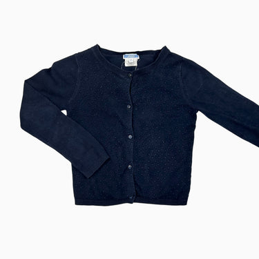 Cardigan à point d'esprit marine 6Y