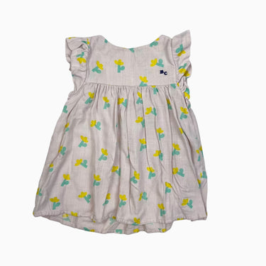 Robe tulipe viscose-lin 12M