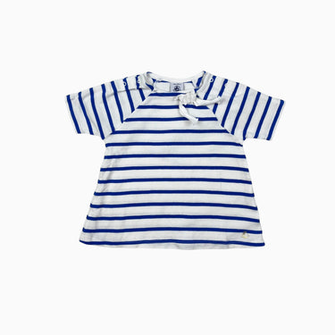 T-shirt à rayures bleues et blanches 36M