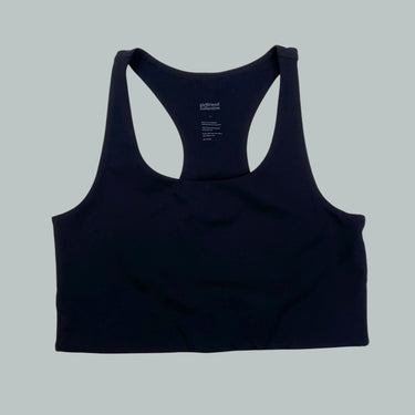 Haut de sport noir 'racing back' pour femmes L