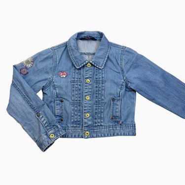 Veste en denim avec broderie 6Y
