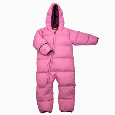 Habit de neige rose bonbon doublé en duvet 18-24M