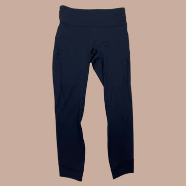 Legging de sport 'cropped' noir pour femmes 8US